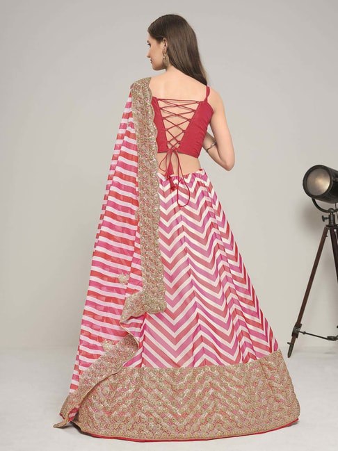 Trendy Designer Georgette Wedding Wear Sequins Lehenga Choli