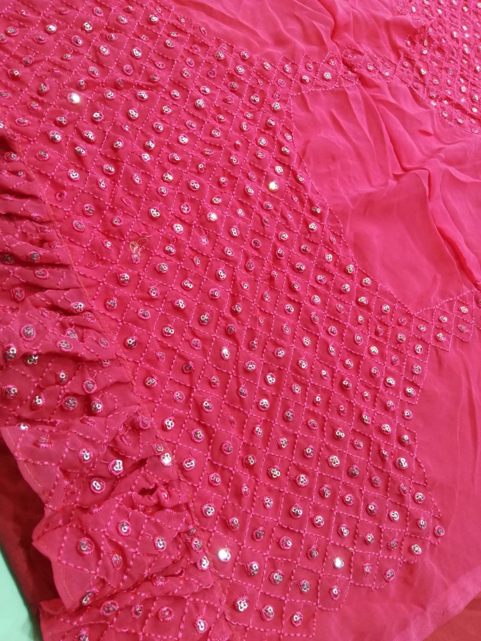 Purple Color Sequins with Thread Embroidery Work Lehenga Choli