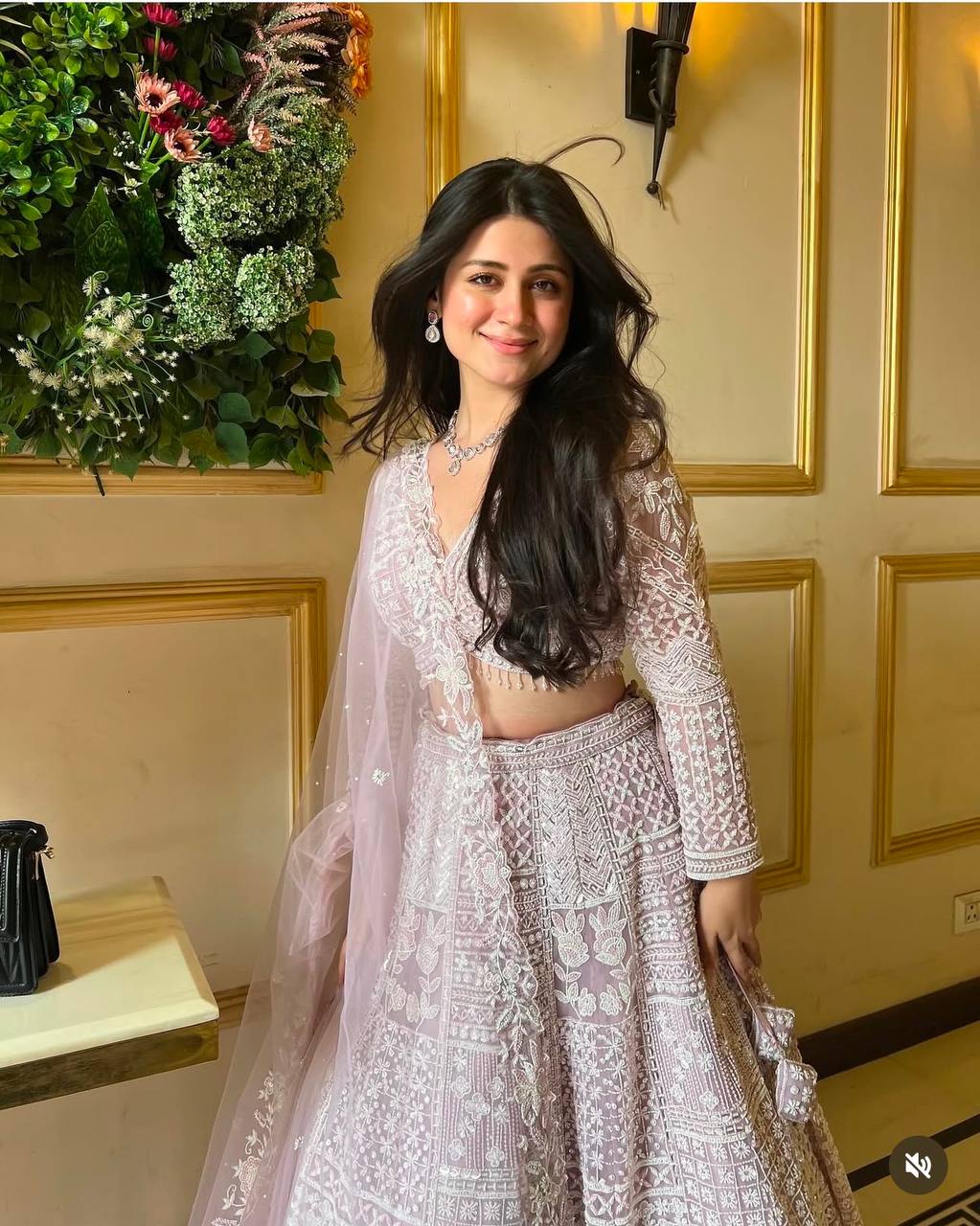 Pink Color Heavy Thread Sequence Work Designer Wedding Wear Lehenga Choli