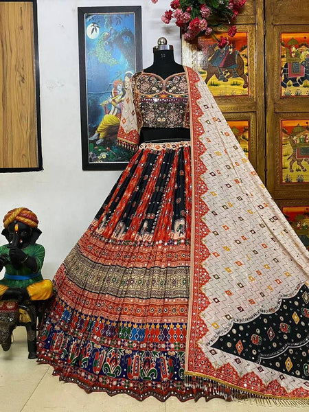 Multi Color Magic With Digital Print Lehenga Choli