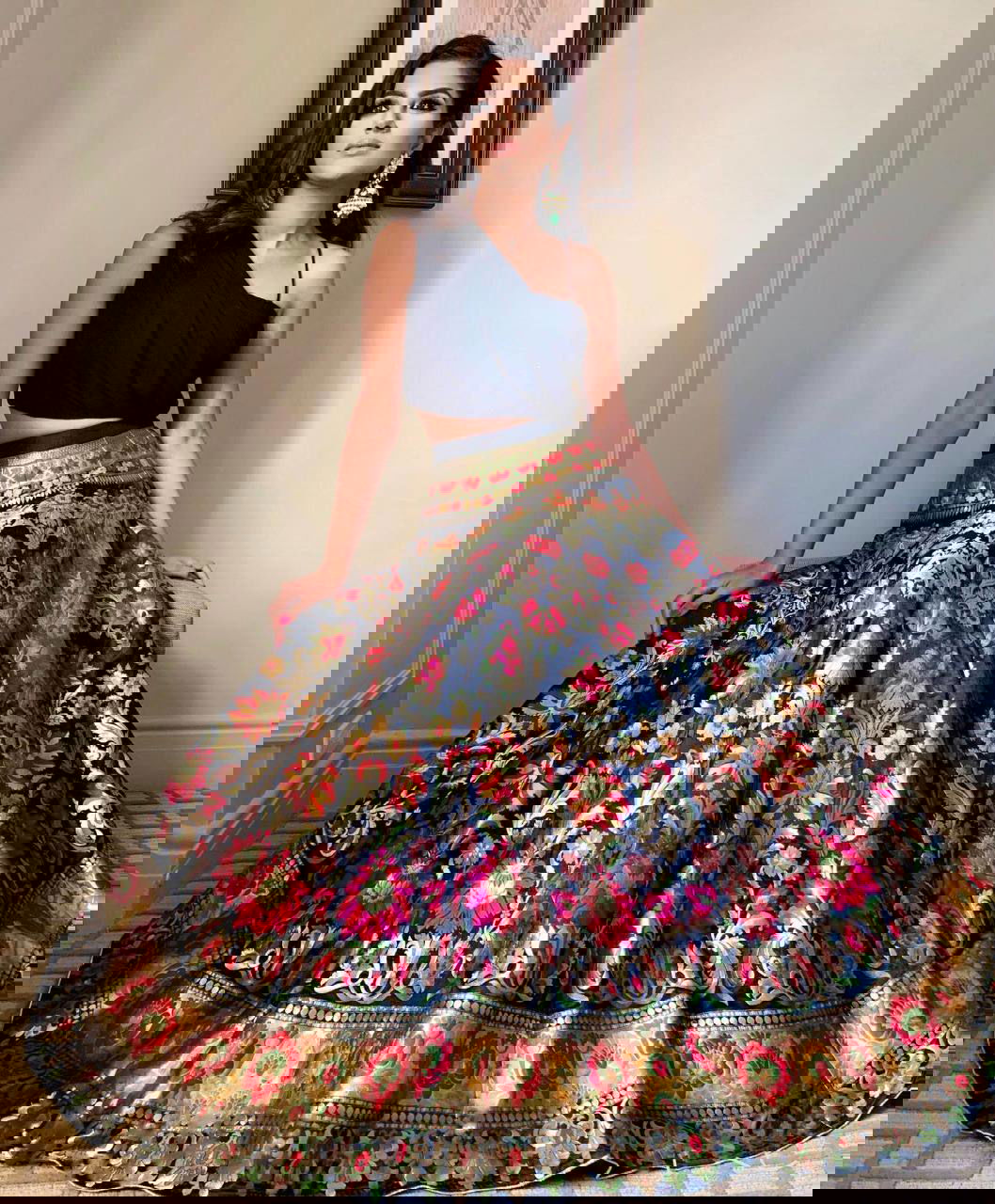 Black Party Wear Banarasi Weaving Designer Party Wear Lehenga - Ahesas