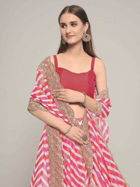 Trendy Designer Georgette Wedding Wear Sequins Lehenga Choli