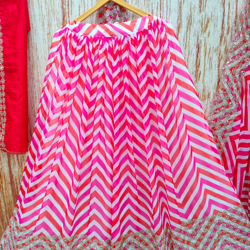 Trendy Designer Georgette Wedding Wear Sequins Lehenga Choli