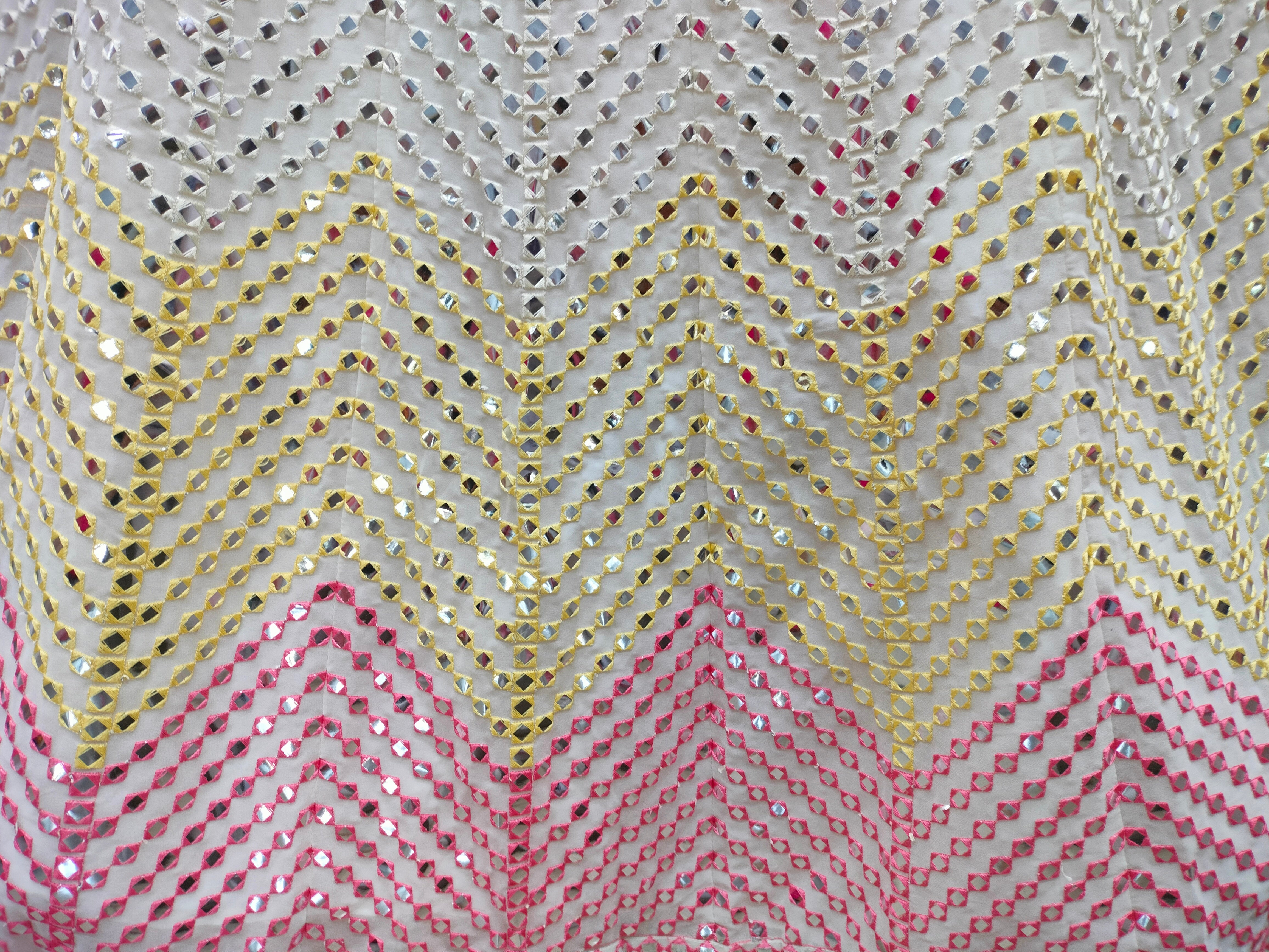 Off White Color Embroidery Work Designer Trendy Georgette Lehenga Choli