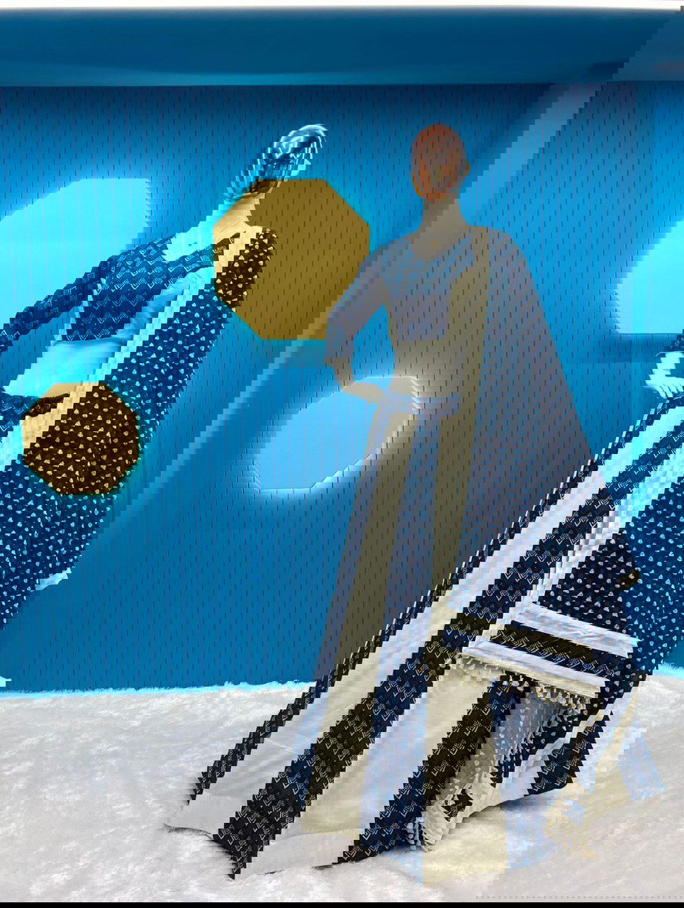 Rama Color Pure Cotton With Print Navratri  Special Lehenga Choli Set - Ahesas