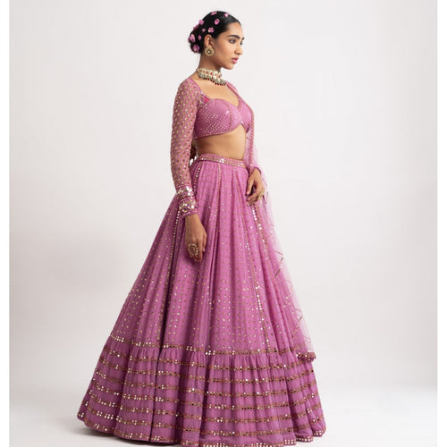 Pink Color Designer Trendy sequins  Embroidery Work Lehenga Choli