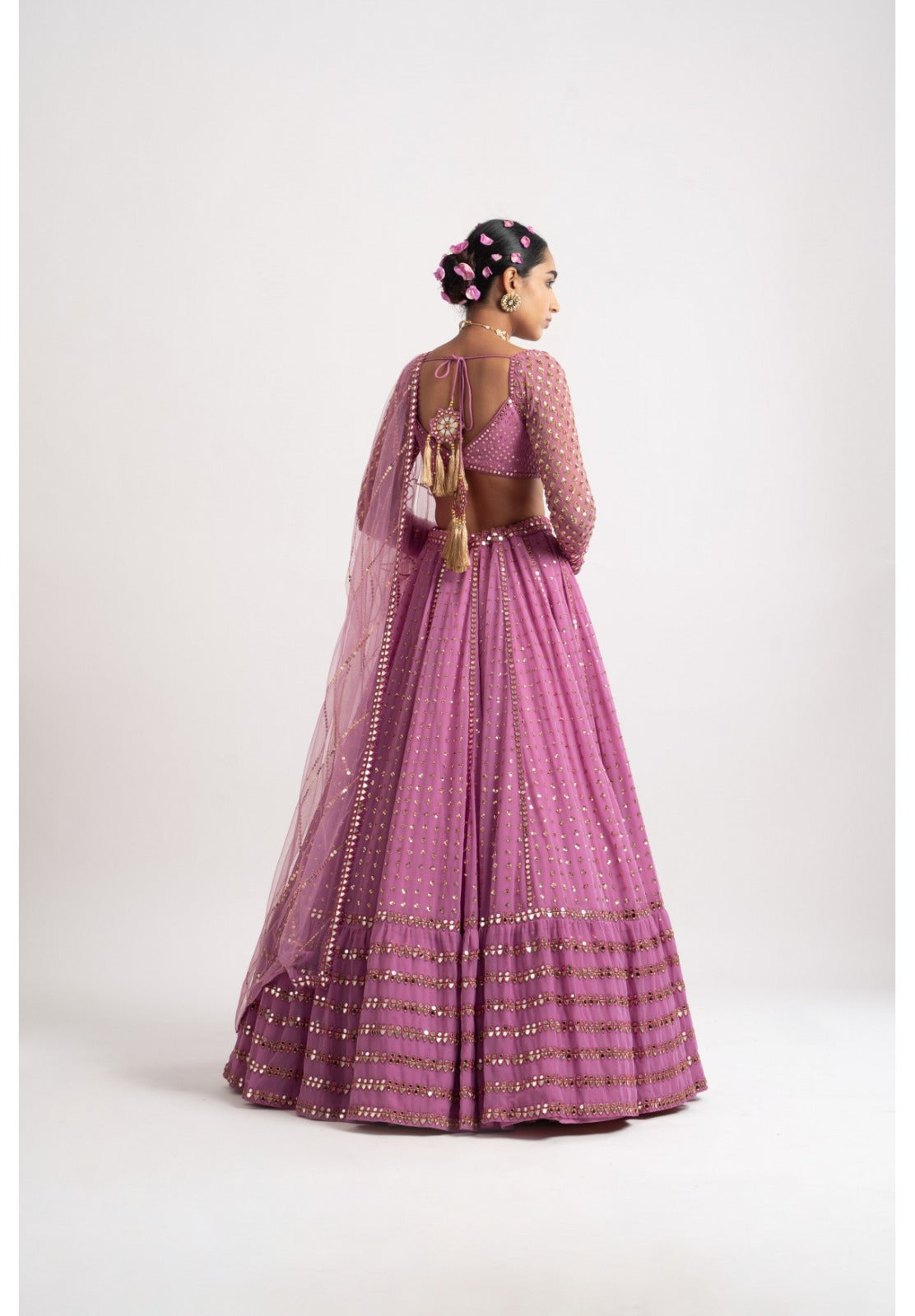 Pink Color Designer Trendy sequins  Embroidery Work Lehenga Choli