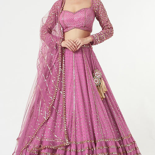 Pink Color Designer Trendy sequins  Embroidery Work Lehenga Choli