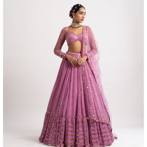 Pink Color Designer Trendy sequins  Embroidery Work Lehenga Choli