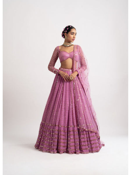 Pink Color Designer Trendy sequins  Embroidery Work Lehenga Choli