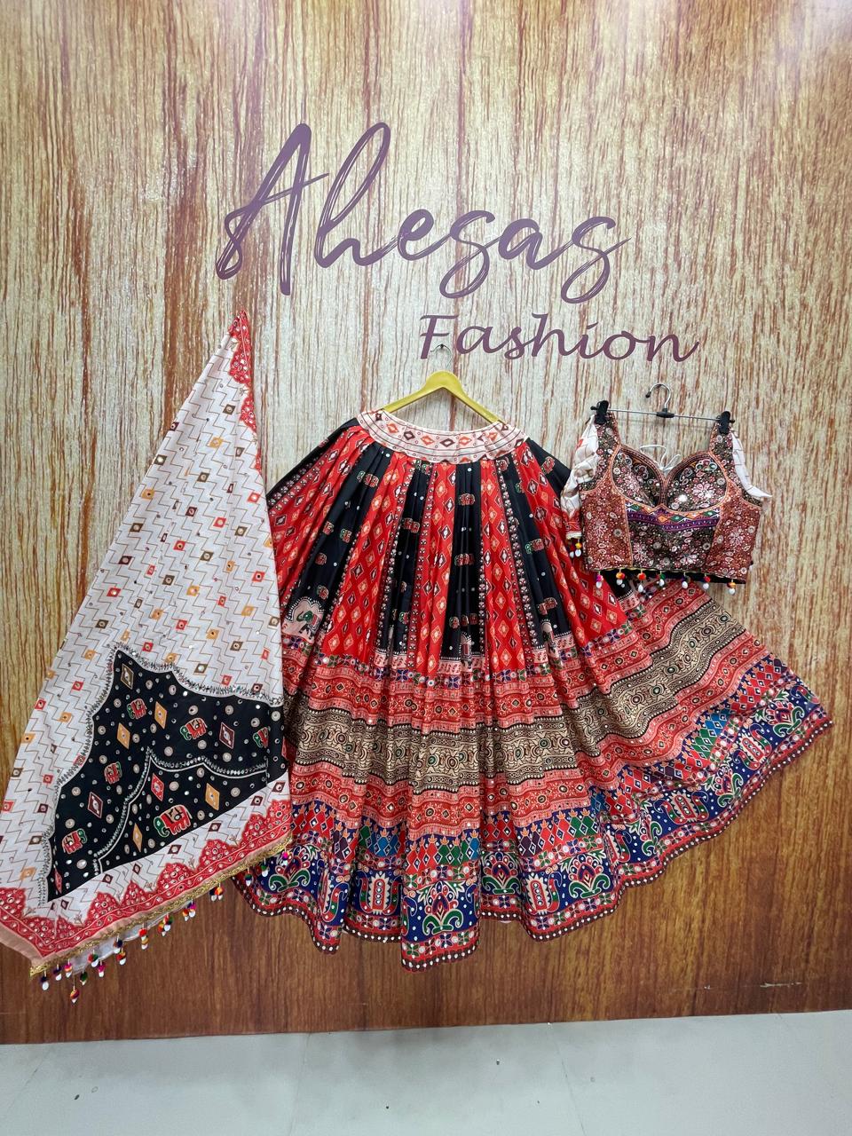 Multi Color Magic With Digital Print Lehenga Choli