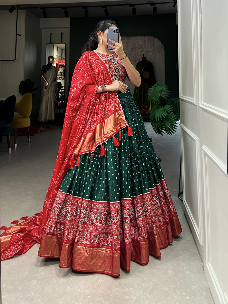 Multi Color Bandhni Print Elegance And Tradition Laheagha