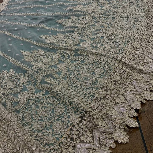 Teal Green Color Treanding Sequence Work  Designer Lehenga Choli