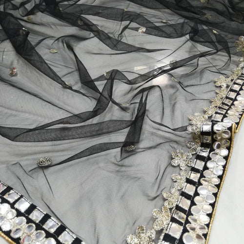 Black Color Sequins Embroidery Work Designer Lehenga Choli