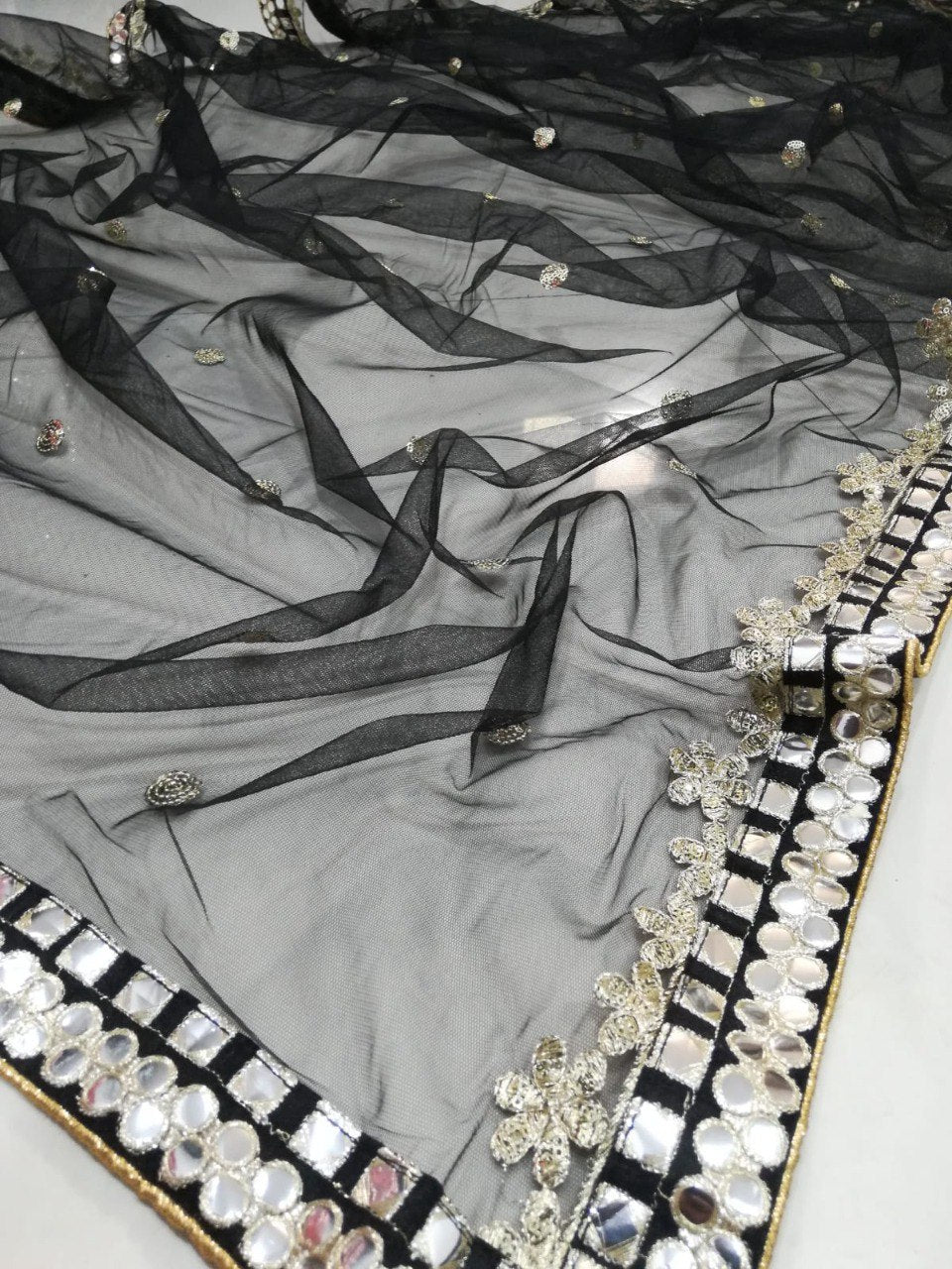 Black Color Sequins Embroidery Work Designer Lehenga Choli