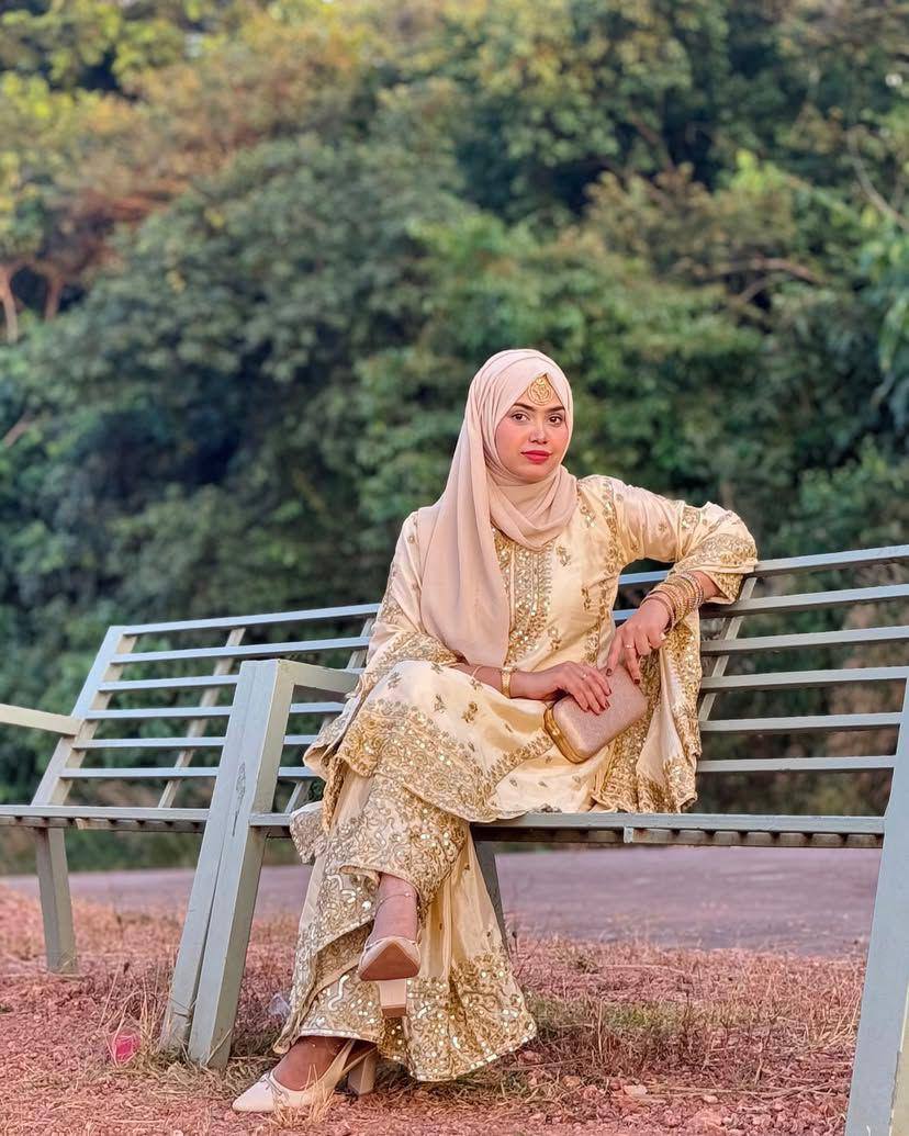 Cream Color Heavy Sequence Embroidery Work Designer Party Wear Palazzo Suit