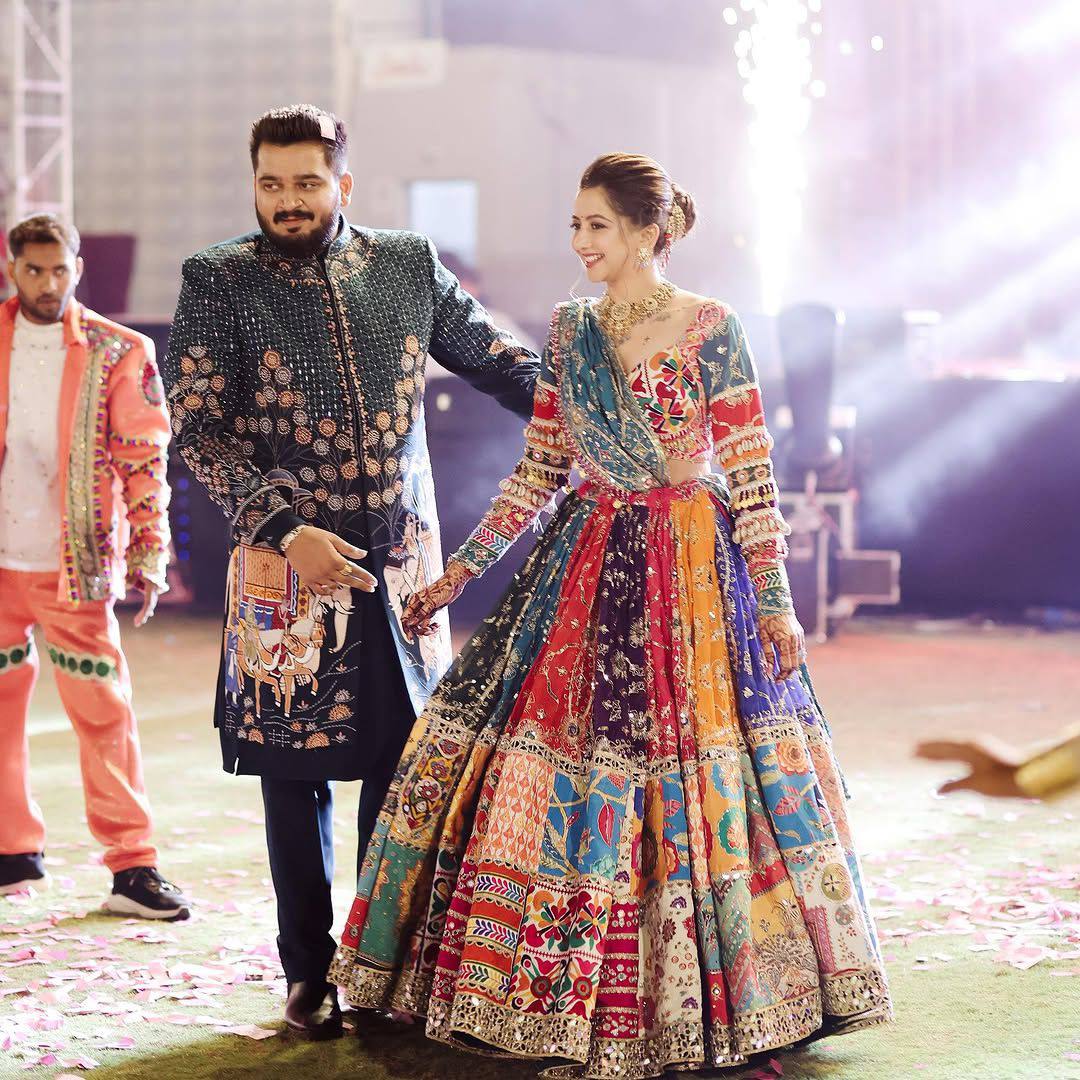 Navratri Designer Mirror Work Trendy Digital Printed Lehenga Choli