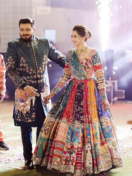 Navratri Designer Mirror Work Trendy Digital Printed Lehenga Choli