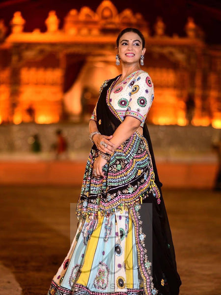 Multi Color Designer Digital Printed Navratri Lehenga Choli