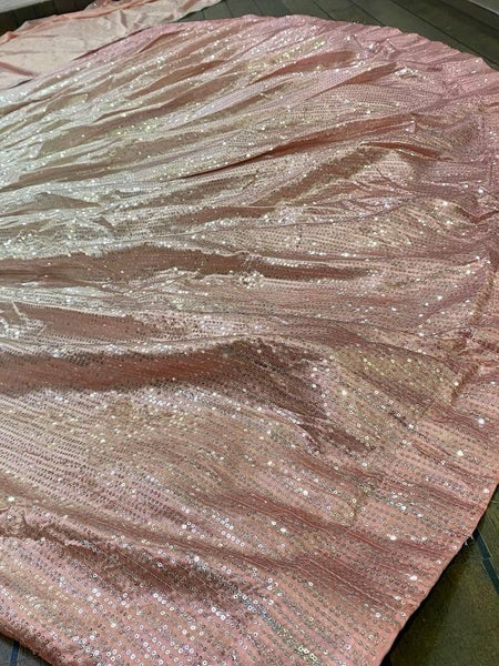 Pink Color Heavy Sequence Work  Designer Lehenga Choli