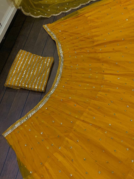 Yellow Color Heavy Sequence Work Haldi Specail Lehenga Choli
