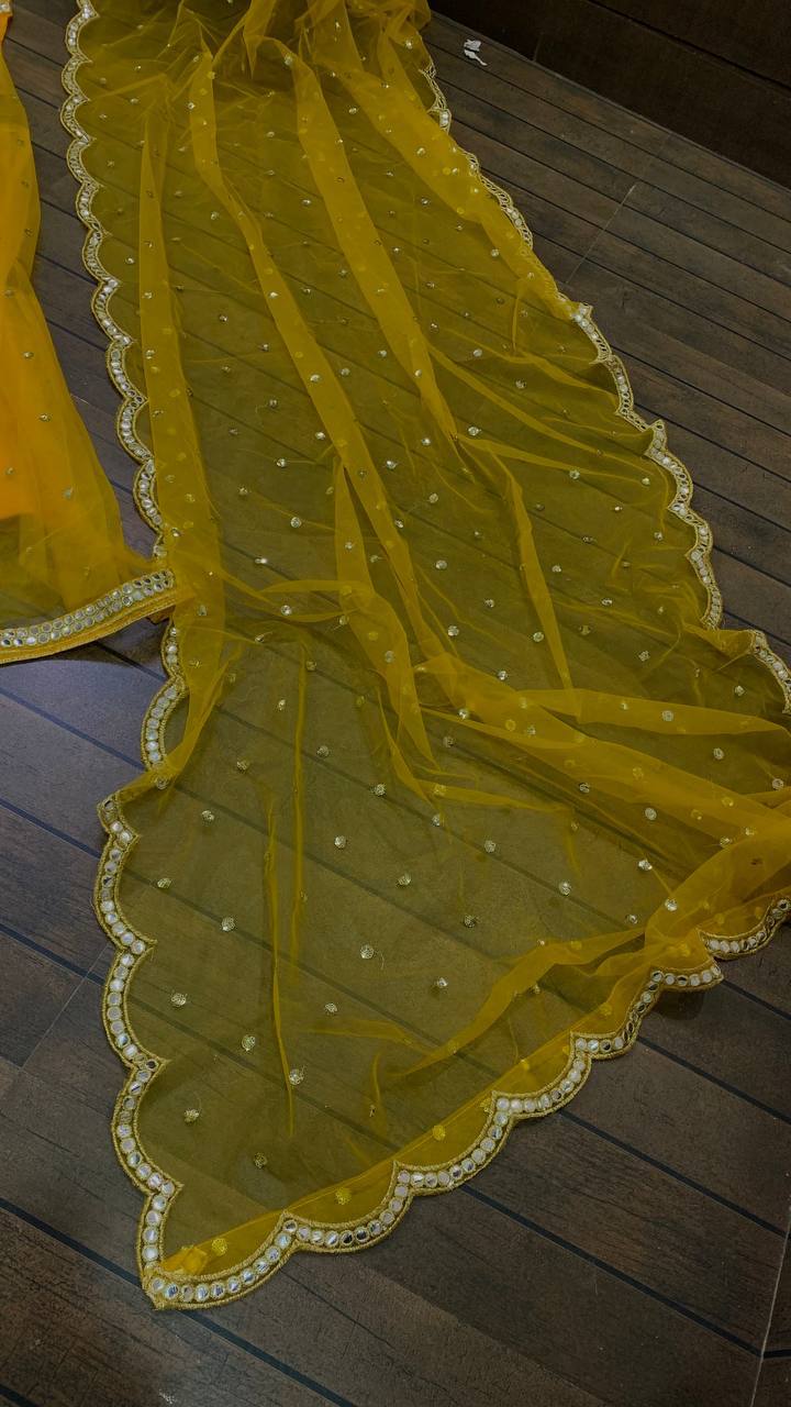 Yellow Color Heavy Sequence Work Haldi Specail Lehenga Choli