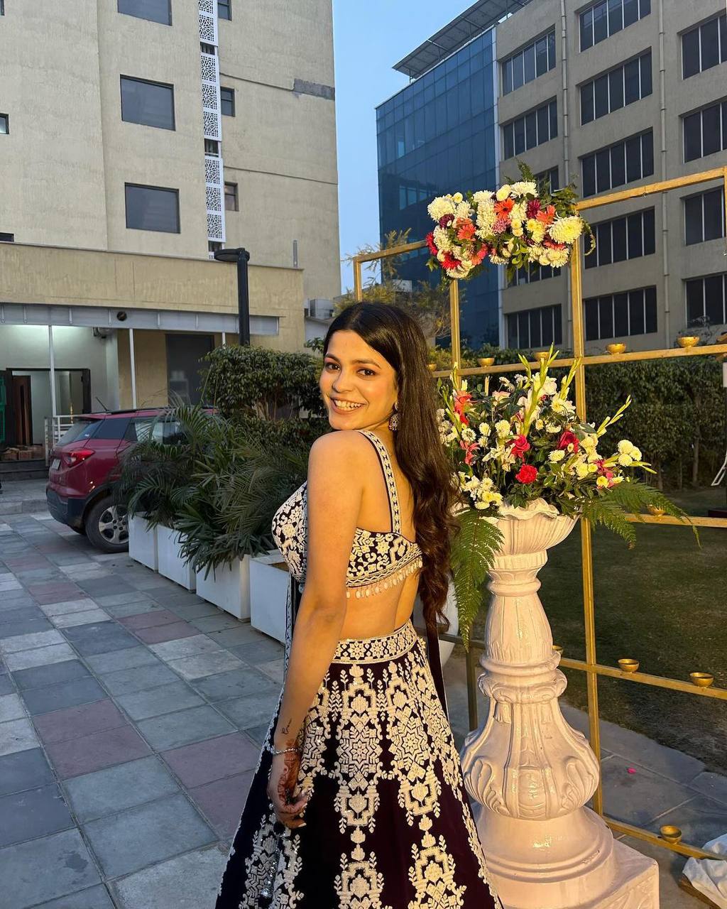 Dark Violet Color Heavy Sequence Work  Designer Lehenga Choli