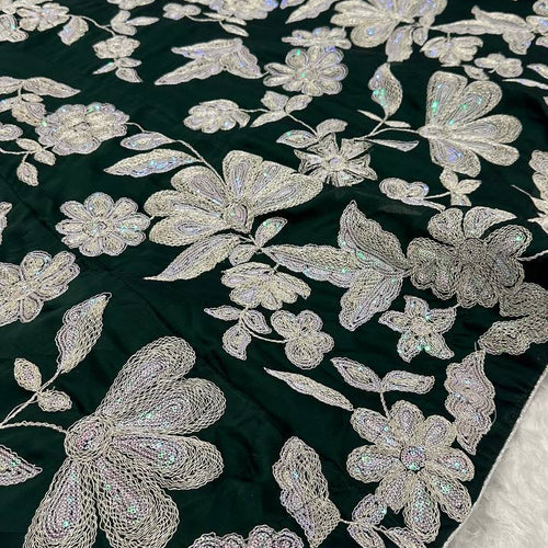 Bottle Green Color Heavy Sequence Work  Designer Lehenga Choli