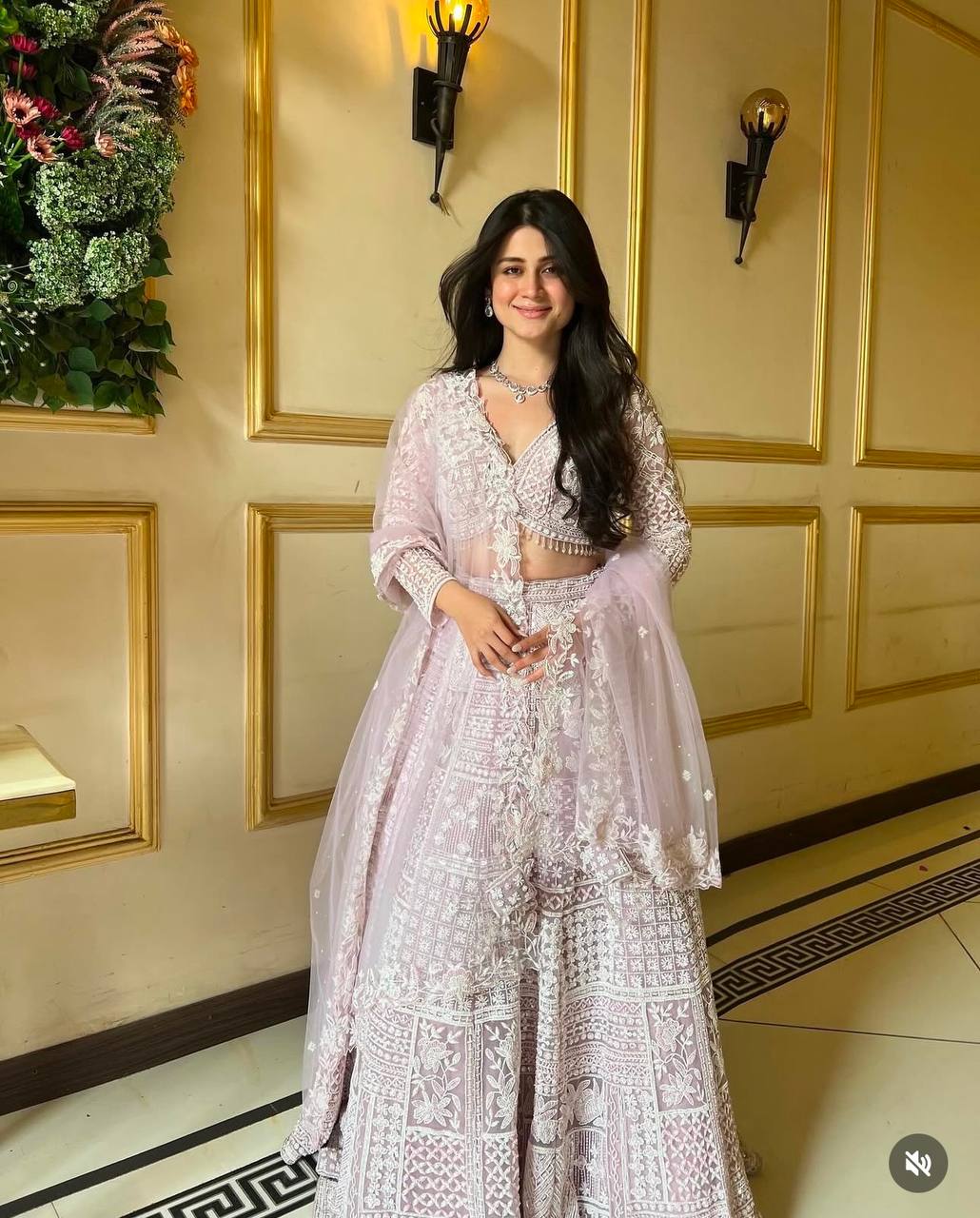 Pink Color Heavy Thread Sequence Work Designer Wedding Wear Lehenga Choli