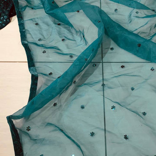 Rama Green Color Heavy Sequence Work Designer Pary Wear Lehenga Choli