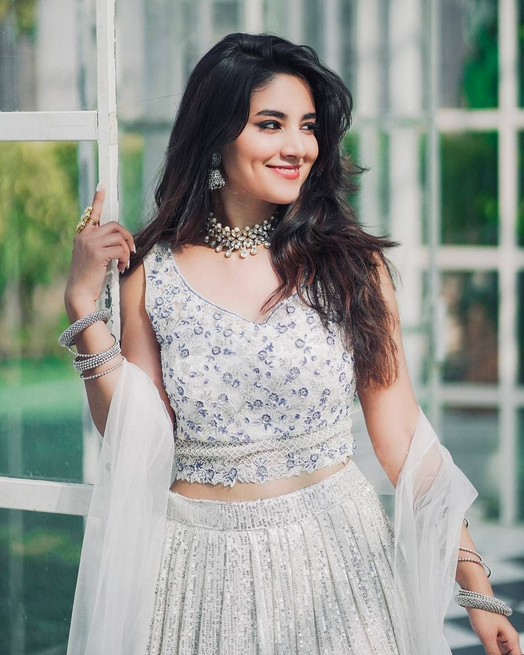 Gray Color Heavy Sequence Work  Designer Lehenga Choli