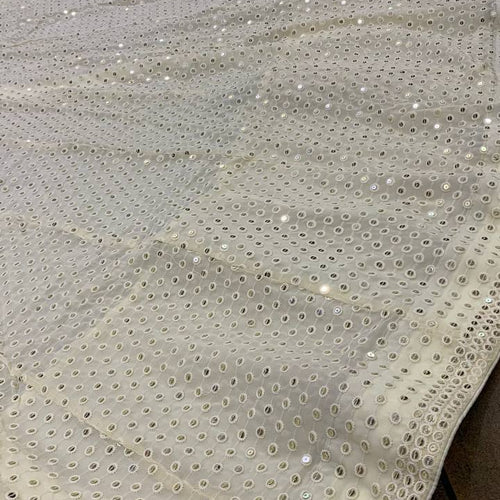 White Color Heavy Sequence With Thread Work Designer Lehenga Choli