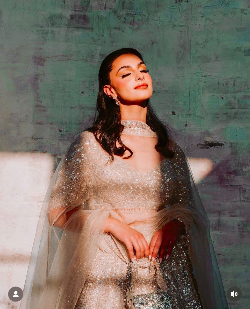 Golden Color Heavy Sequence Work  Designer Lehenga Choli