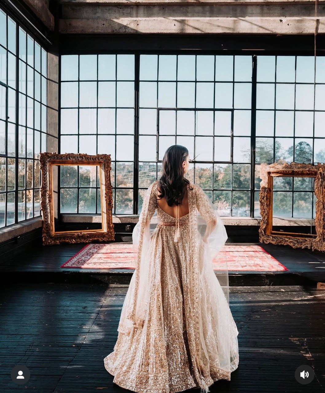 Golden Color Heavy Sequence Work  Designer Lehenga Choli