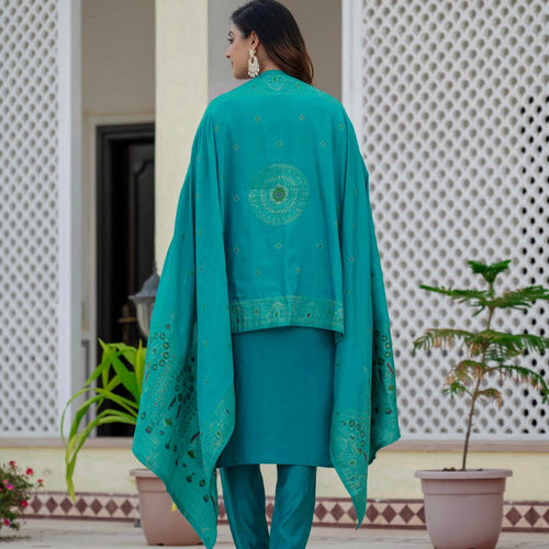 Rama Color Coding Embroidery Work Designer Party Wear Salwar Suit