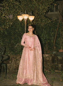 Peach Color Party Wear Embroidery Work Palazzo Suit