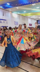 Geeta Rabari Wear Multi Color Digital Printed Mirror Work Muslin  Lehenga Choli