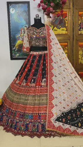 Multi Color Magic With Digital Print Lehenga Choli