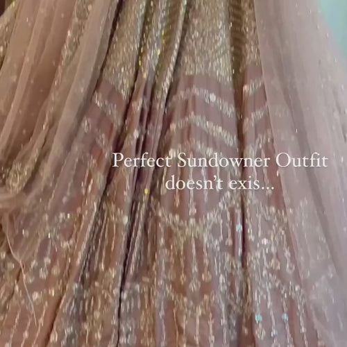 Pink Color Heavy Sequence Work  Designer Lehenga Choli