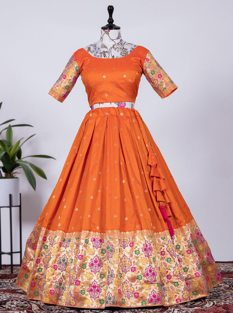 Beautiful Georgette Full Flair Gown, Long ANARKALI GOWN for Women, Heavy  Party Wear Suit, Salwar Suit, Indian Gown, Orange Suit With Dupatta - Etsy